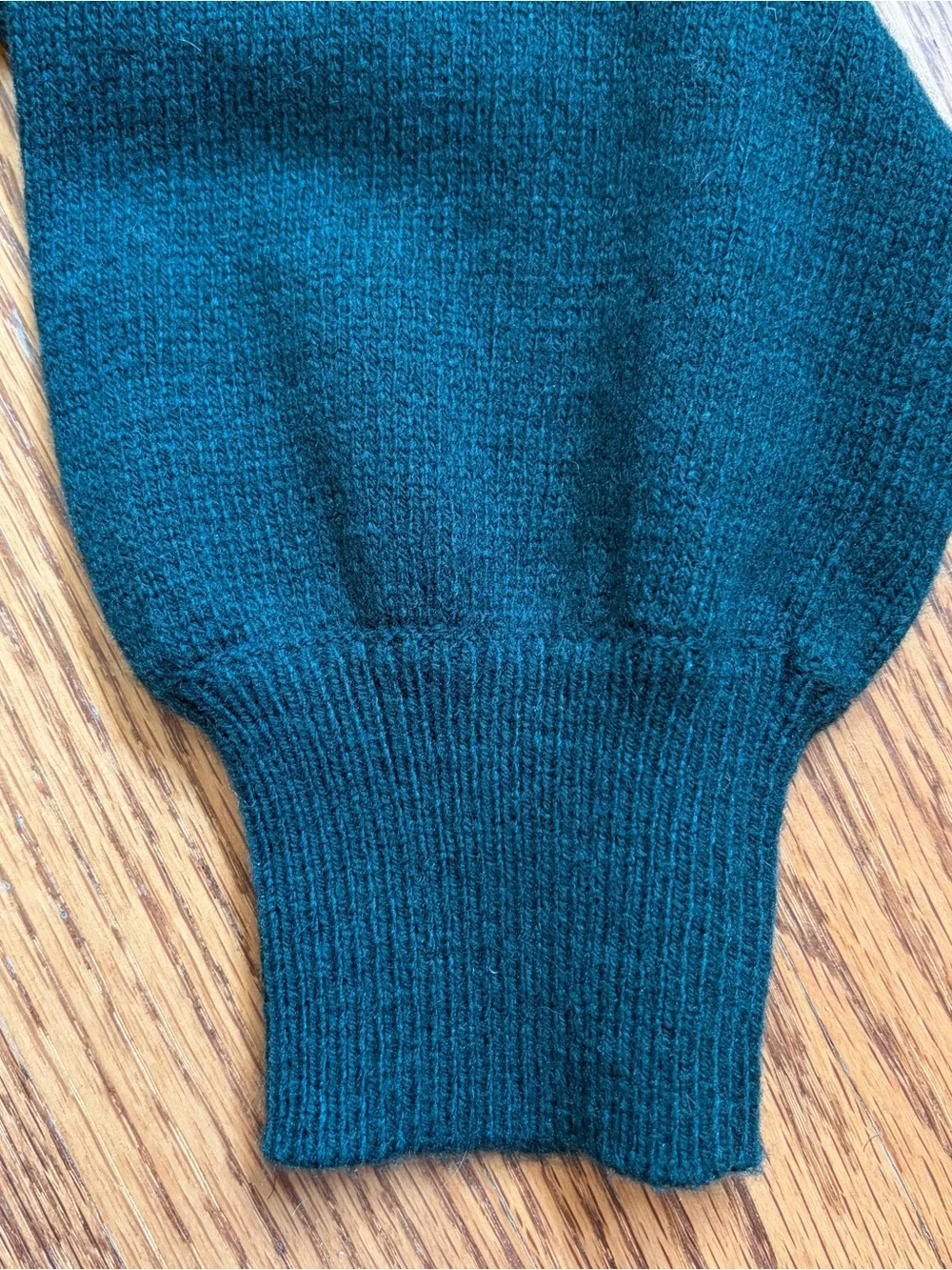 J. Crew Women's Emerald Green Crewneck Sweater with Shoulder Buttons